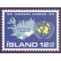Island. 1970. FN 25-års jubilæum. AFA nr. 450 ** postfrisk st. stemplet FDC