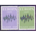 Island. 1972, Europamærker / CEPT. AFA nr. 462-63 **  postfrisk st. stemplet FDC