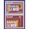 Island. 1973. Islandia 73. AFA nr. 483-84  **   postfrisk st. stemplet FDC