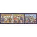 Norge. 1984. Postarbejde. AFA nr. 904-06 ** stemplet postfrisk FDC