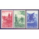 Norge. 1984. Lystfiskere. AFA nr. 907-09 ** stemplet postfrisk FDC