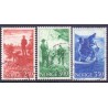 Norge. 1984. Lystfiskere. AFA nr. 907-09 ** stemplet postfrisk FDC