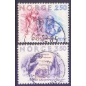 Norge. 1984. Ugepressens 150-års jubilæum. AFA nr. 918-19 ** stemplet postfrisk FDC