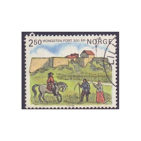 Norge. 1985. Kongsten Fort 300 år . AFA nr. 929 ** stemplet postfrisk FDC