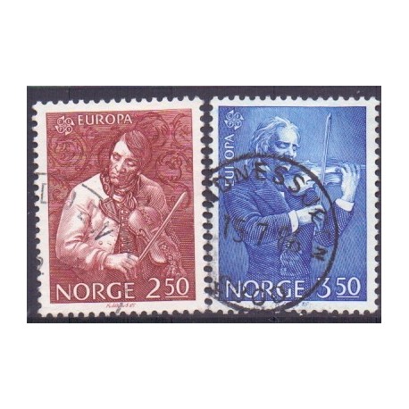 Norge. 1985. Europamærker / CEPT . AFA nr. 934-35 ** stemplet postfrisk FDC