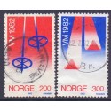 Norge. 1982. VM i skiløb.  AFA nr. 861-62 ** stemplet postfrisk FDC