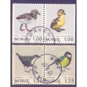 Norge. 1980.  Fugle i parstykker.  AFA nr. 823Cv-24Ch ** stemplet postfrisk FDC