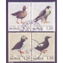 Norge. 1981. Fugle i parstykker.  AFA nr. 835Cv-38Ch ** stemplet postfrisk FDC