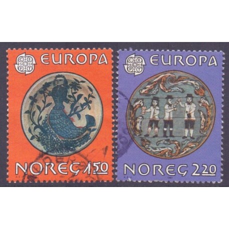 Norge. 1981. Europamærker / CEPT.  AFA nr. 844-45 ** stemplet postfrisk FDC