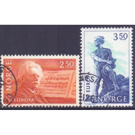Norge. 1983. Europamærker / CEPT. AFA nr. 893-94 **  stemplet postfrisk FDC