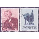 Norge. 1979. Johan Falkbergst fødsel AFA nr. 811-12 ** stemplet postfrisk FDC