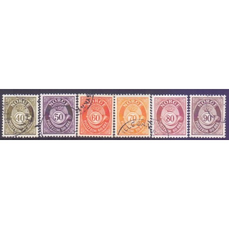 Norge. 1978. suppleringsværdier. AFA nr. 772-77 ** stemplet postfrisk FDC