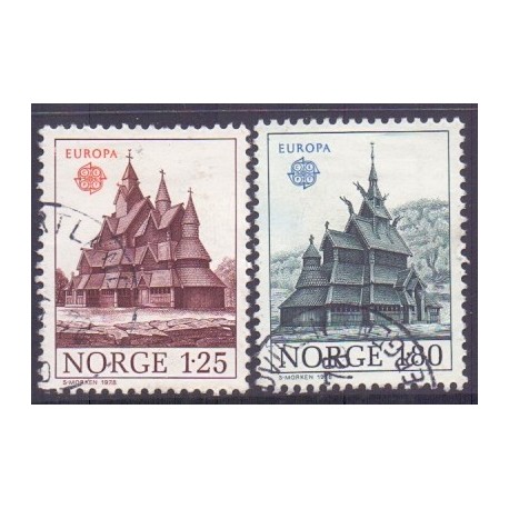 Norge. 1978. Europamærker / CEPT. AFA nr. 783-84 ** stemplet postfrisk FDC