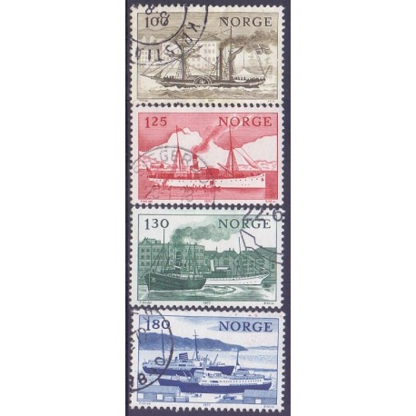 Norge. 1977. Norsk kystfart. AFA nr. 761-64 ** stemplet postfrisk FDC