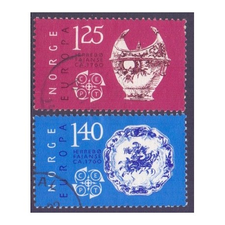 Norge. 1976. Europamærker / CEPT. AFA nr. 738-39 ** stemplet postfrisk FDC