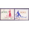 Norge. 1975. Skisport. AFA nr. 709-10 ** stemplet postfrisk FDC
