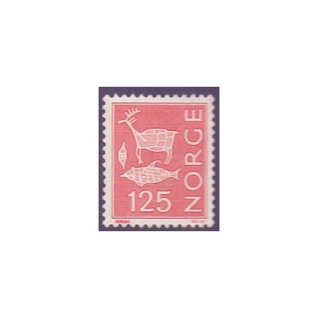 Norge. 1975. Suppleringsværdi. AFA nr. 711 ** stemplet postfrisk FDC