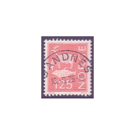 Norge. 1975. Suppleringsværdi. AFA nr. 711 ** stemplet postfrisk FDC