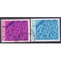 Norge. 1975. FNs kvindeår. AFA nr. 712-13 ** stemplet postfrisk FDC