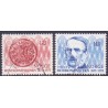 Norge. 1975. Mønt og meterkonventionen. AFA nr. 717-18 ** stemplet postfrisk FDC
