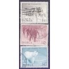 Norge. 1975. Norges overtagelse af Svalbard. AFA nr. 723-25 ** stemplet postfrisk FDC