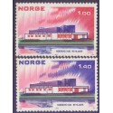 Norge. 1973. Fællesnordisk udgave. AFA nr. 676-77 ** stemplet postfrisk FDC