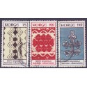 Norge. 1973. Samisk brugskunst. AFA nr. 682-84 ** stemplet postfrisk FDC