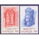 Norge. 1974, Magnus Lagabøters landslov. AFA nr. 697-98 ** stemplet postfrisk FDC
