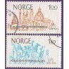 Norge. 1974, Verdenspostunionen. AFA nr. 705-06 ** stemplet postfrisk FDC