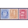 Norge. 1974, Suppleringsværdier. AFA nr. 690-92 ** stemplet postfrisk FDC