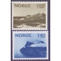 Norge. 1974, Turistmotiver. AFA nr. 693-94 ** stemplet postfrisk FDC