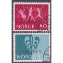 Norge. 1972. INTERJUNEX. AFA nr. 661-62 ** stemplet postfrisk FDC
