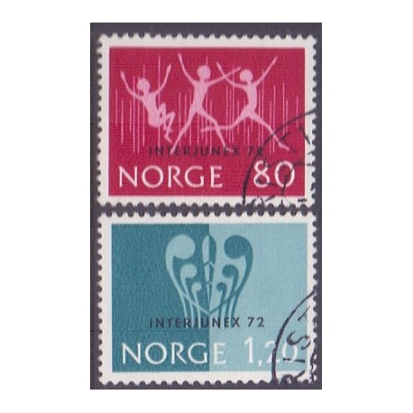 Norge. 1972. INTERJUNEX. AFA nr. 661-62 ** stemplet postfrisk FDC
