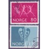 Norge. 1972. Ungdom og fritid. AFA nr. 659-60 ** stemplet postfrisk FDC