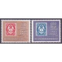 Norge. 1972. 100-året fro første posthornsfrimærker. AFA nr. 650-51 ** stemplet postfrisk FDC