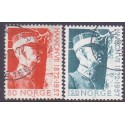 Norge. 1972. 100-året for Haakon VII. AFA nr. 657-58 ** stemplet postfrisk FDC