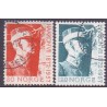 Norge. 1972. 100-året for Haakon VII. AFA nr. 657-58 ** stemplet postfrisk FDC