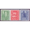Norge. 1973. Suppleringsværdier. AFA nr. 669-71 ** stemplet postfrisk FDC