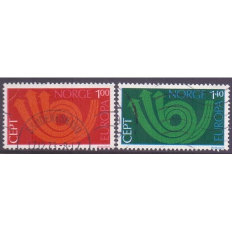 Norge. 1973. Europamærker / CEPT. AFA nr. 674-75 ** stemplet postfrisk FDC