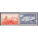 Norge. 1973.Norges geografisk opmåling. AFA nr. 688-89 ** stemplet postfrisk FDC