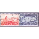 Norge. 1973.Norges geografisk opmåling. AFA nr. 688-89 ** stemplet postfrisk FDC
