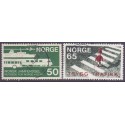 Norge. 1969. Trafikudgave. AFA nr. 594-95 ** stemplet postfrisk FDC