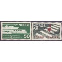Norge. 1969. Trafikudgave. AFA nr. 594-95 ** stemplet postfrisk FDC