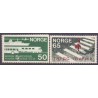 Norge. 1969. Trafikudgave. AFA nr. 594-95 ** stemplet postfrisk FDC
