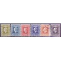 Norge. 1969-70. Kong Olav V. AFA nr. 601-06 ** stemplet postfrisk FDC