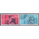 Norge. 1969. Gustav Vigeland. AFA nr. 607-08 ** stemplet postfrisk FDC