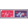 Norge. 1969. Folketælling. AFA nr. 609-10 ** stemplet postfrisk FDC