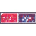 Norge. 1969. Folketælling. AFA nr. 609-10 ** stemplet postfrisk FDC