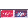 Norge. 1969. Folketælling. AFA nr. 609-10 ** stemplet postfrisk FDC