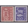 Norge. 1970. Suppleringsværdier. AFA nr. 613-14 ** stemplet postfrisk FDC